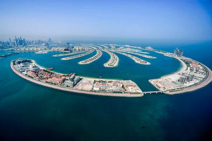 Una isla artificial en Dubái desarrollada con complejos residenciales y hoteleros