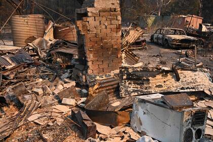 Más de cien viviendas fueron destruidas por el fuego