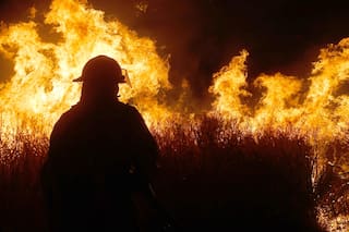 En fotos: impactantes imágenes de los peores incendios del norte de Córdoba