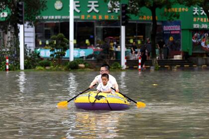 Impactantes imágenes del tifón que azotó China