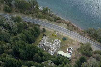 Desde el aire, se puedo comprobar la magnitud de las quemas y la belleza del paisaje.