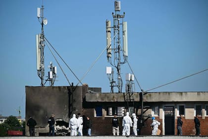 Impacto de un dron en Rumania (Daniel MIHAILESCU / AFP)