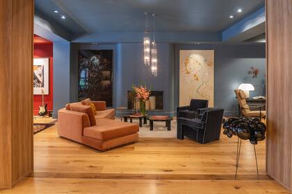 Imposible no poner atención a la aplicación de la madera que le valió el premio de Patagonia Flooring.