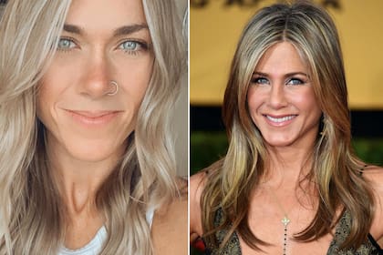 Impresionante parecido: Lisa Tranel es la nueva doble de Jennifer Aniston
