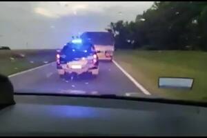 Impresionante persecución en Santa Fe