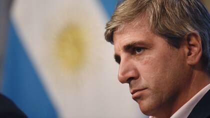 El ministro de Finanzas, Luis Caputo