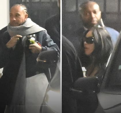 In fraganti: un medio francés captó el momento donde Kim Kardashian y Lewis Hamilton salían del mismo auto (Foto: @deuxmoi)