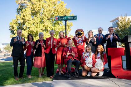 In recognition of a legacy defined by collaboration and innovation, we are renaming 1900 East and South Medical Drive to "Spence Eccles Drive". This newly named road runs adjacent to the Spencer Fox Eccles School of Medicine. (FB universityofutah)