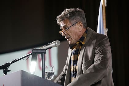 Guillermo Saccomanno en la inauguración de la 46ª edición de la Feria del Libro