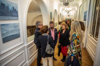 Inauguración de la muestra fotográfica sobre la Antártida de Paola Marzotto, consuegra de la princesa Carolina de Mónaco en la Legisllatura de la Ciudad de Buenos Aires.