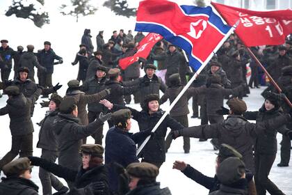 Inauguración de la nueva ciudad norcoreana de Samjiyon