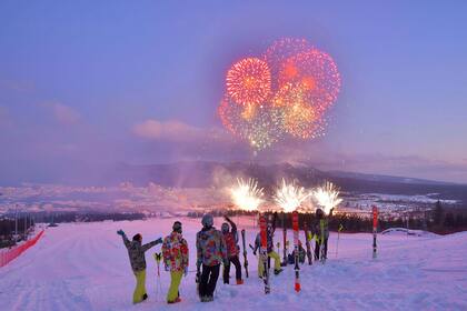Inauguración de la nueva ciudad norcoreana de Samjiyon