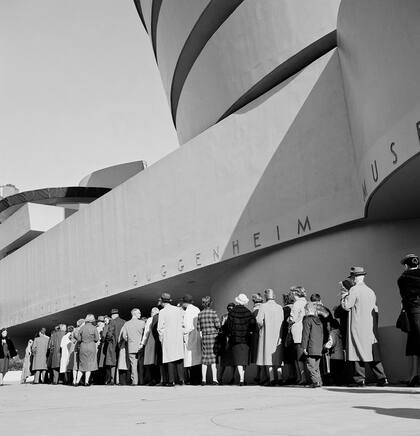 Inauguración del Museo Guggenheim, en 1959
