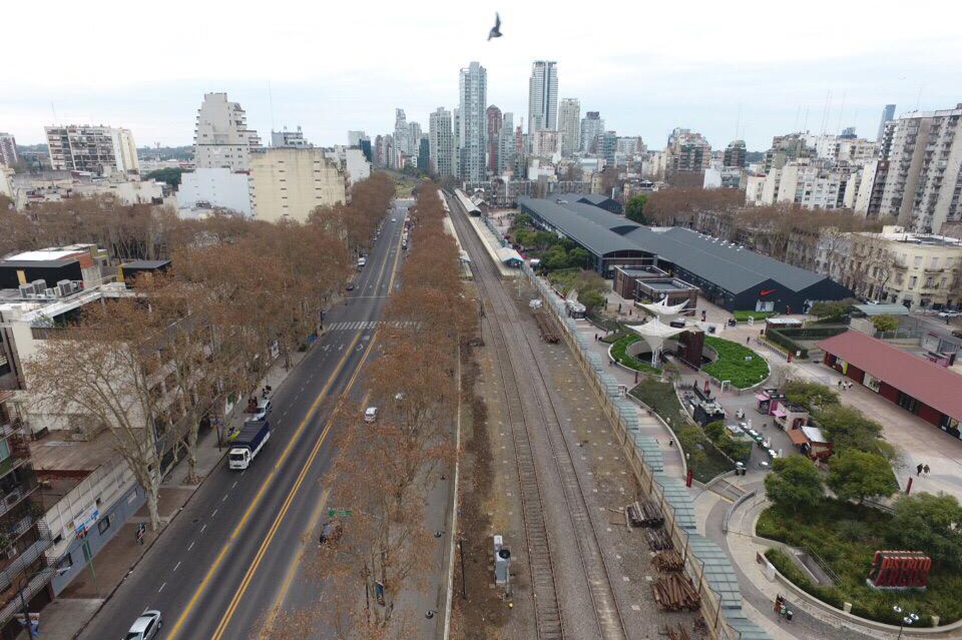 Inauguración del viaducto San Martín
