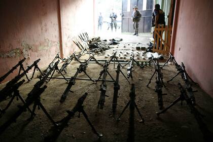 Incautación de armas a los Zetas en Guatemala