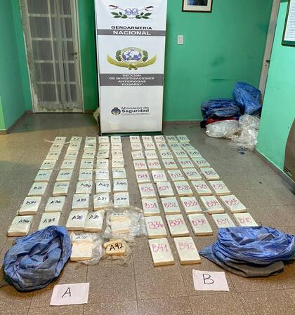 Incautación de droga en Santa Fe: 175 kilos - 824 g