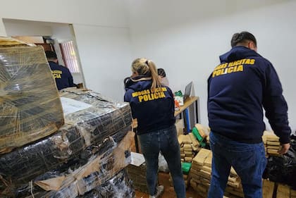 Incautación de marihuana a cargo de la policía bonaerense