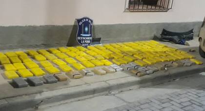 Incautaron 120 kilos de cocaína en Salta