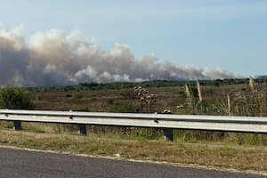 Incendio a la altura de Hudson