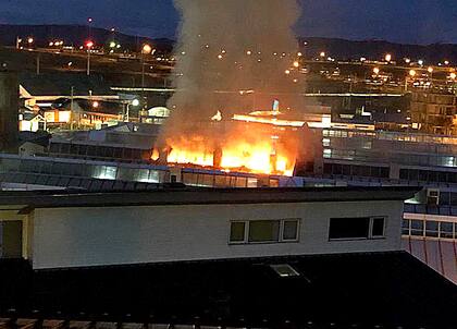 Incendio en el área de salud mental del Hospital de la capital fueguina