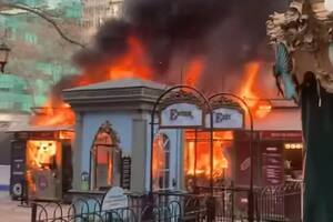 Incendio en el Bryant Park de Nueva York