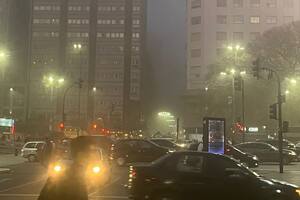 Incendio en el centro porteño