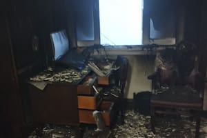 Se incendió un despacho en el Senado y hay tres personas intoxicadas