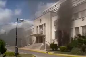Incendio en el Hospital Militar
