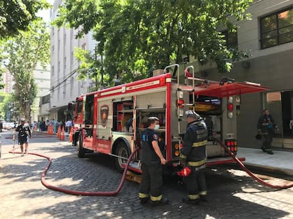 Incendio en el Instituto cardiovascular de Buenos Aires, Blanco Encalada y Libertador