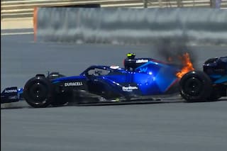 El susto por el incendio de un Williams, la nueva decoración de los Alpine y Ocon con el mejor tiempo