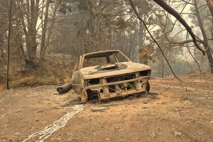 Incendio en la Patagonia