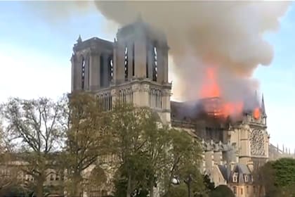 Incendio en la Catedral de Notre Dame