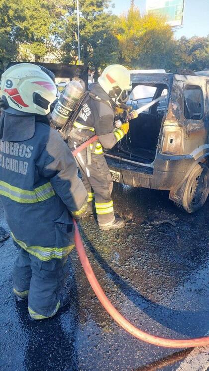 Incendio en la General Paz