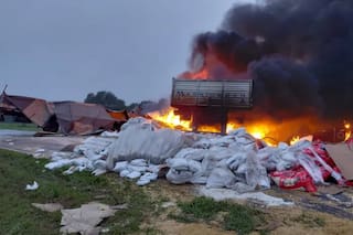 Un hombre murió tras un choque de camiones en Chaco