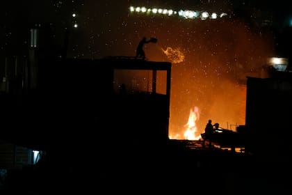 Incendio en la Villa 31 de Retiro. 3/11/17
