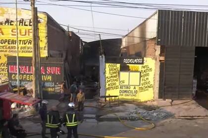 Incendio en Lomas de Zamora
