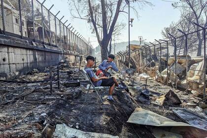 El vocero del Gobierno, Stelios Petsas, dijo que el incendio "no fue accidental"