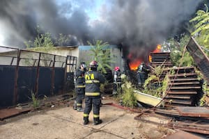 Se incendia un depósito de la Policía Federal en Barracas