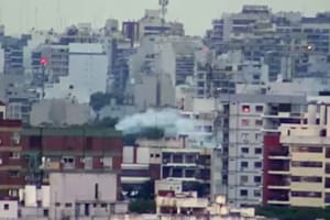 Se incendió un edificio de ocho pisos en Núñez