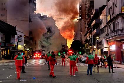 Incendio en una perfumería de Villa Crespo