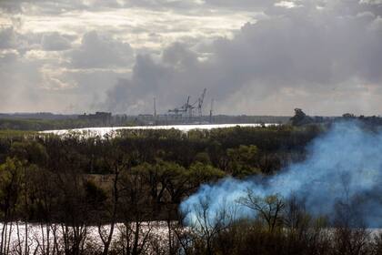 Incendio en el delta del Paraná, en la zona de Zárate