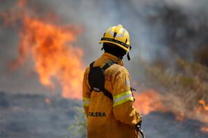 Incendios en Playas de Oro, Punilla, en la provincia de Córdoba
