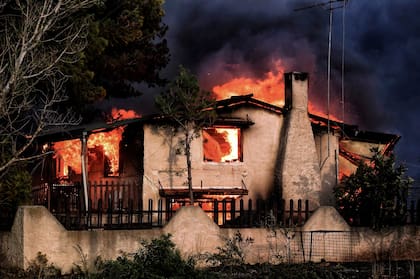 Incendios forestales en Grecia