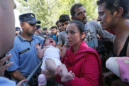 Los refugiados querían ser trasladados a centros de refugiados