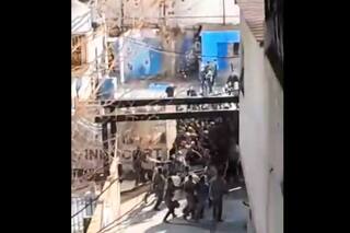 Violencia en el fútbol: barras de Temperley a las trompadas con la policía y los socios, tras la derrota ante Quilmes