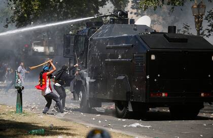 Incidentes en la plaza del Congreso. 18/12/17