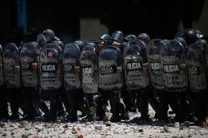 Incidentes en la plaza del Congreso. 18/12/17