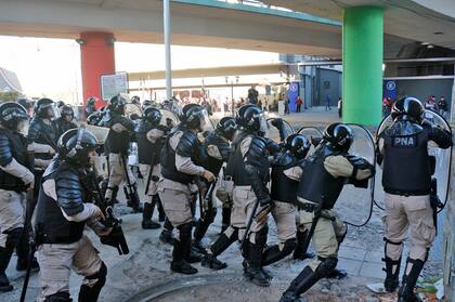 Incidentes en Puente Pueyrredón