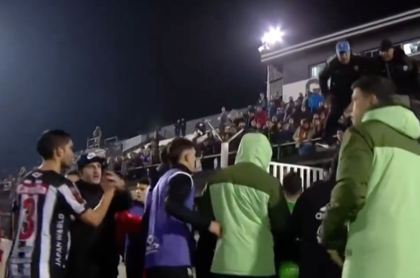 Incidentes tras el partido entre Estudiantes de Buenos Aires y Ferro