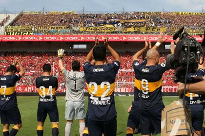 Independiente vs. Boca, con público visitante en Avellaneda, el 31 de marzo de 2013